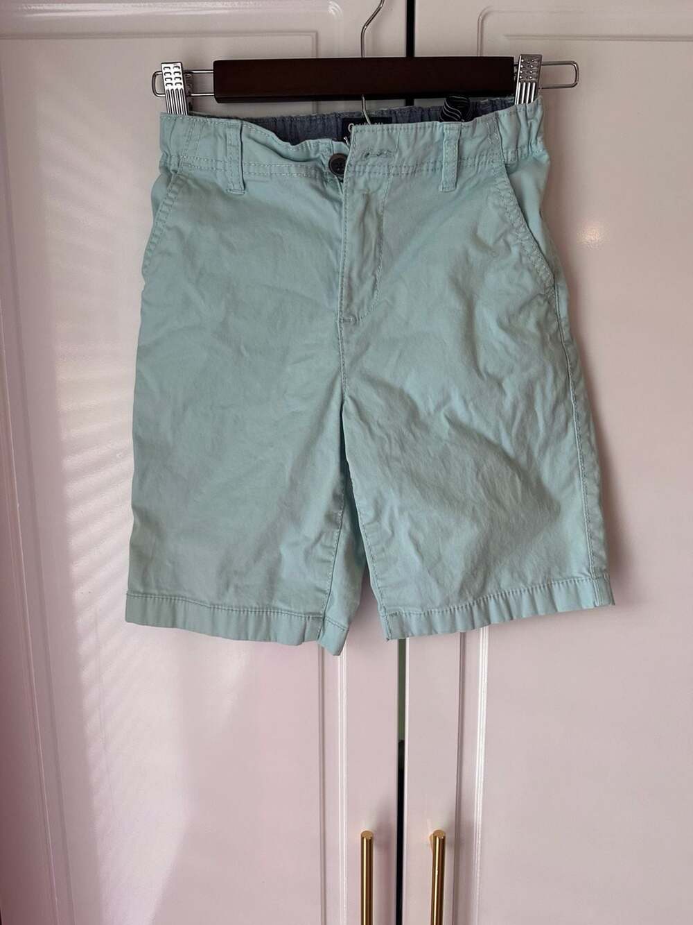 OshKosh B'gosh Chino Shorts Size 8/8A Mint Green Casual